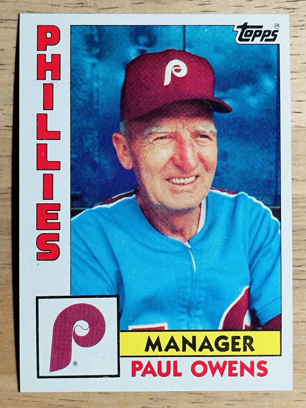 1984 Topps #229 Paul Owens MG