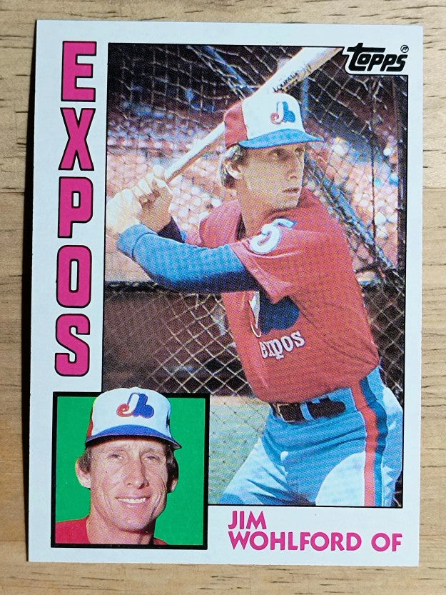 1984 Topps #253 Jim Wohlford