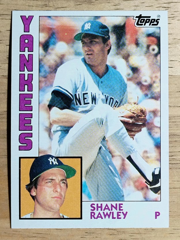 1984 Topps #254 Shane Rawley