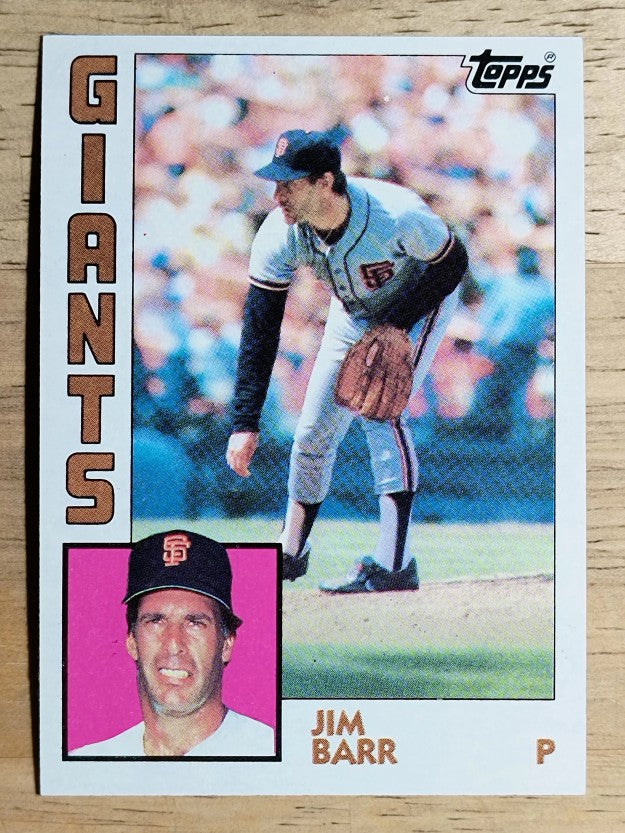 1984 Topps #282 Jim Barr