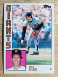 1984 Topps #282 Jim Barr