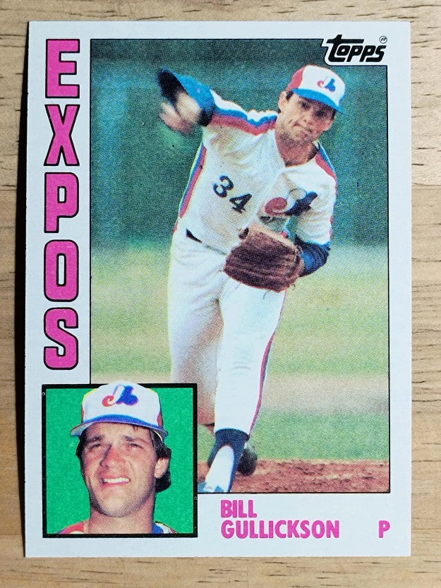 1984 Topps #318 Bill Gullickson