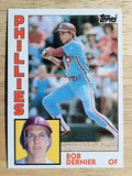 1984 Topps #358 Bob Dernier