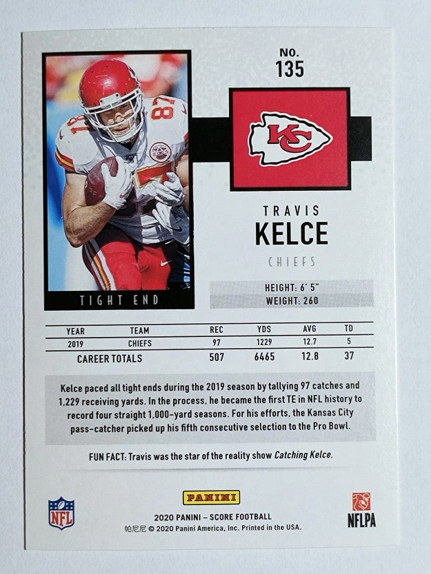 2020 Score #135 Travis Kelce