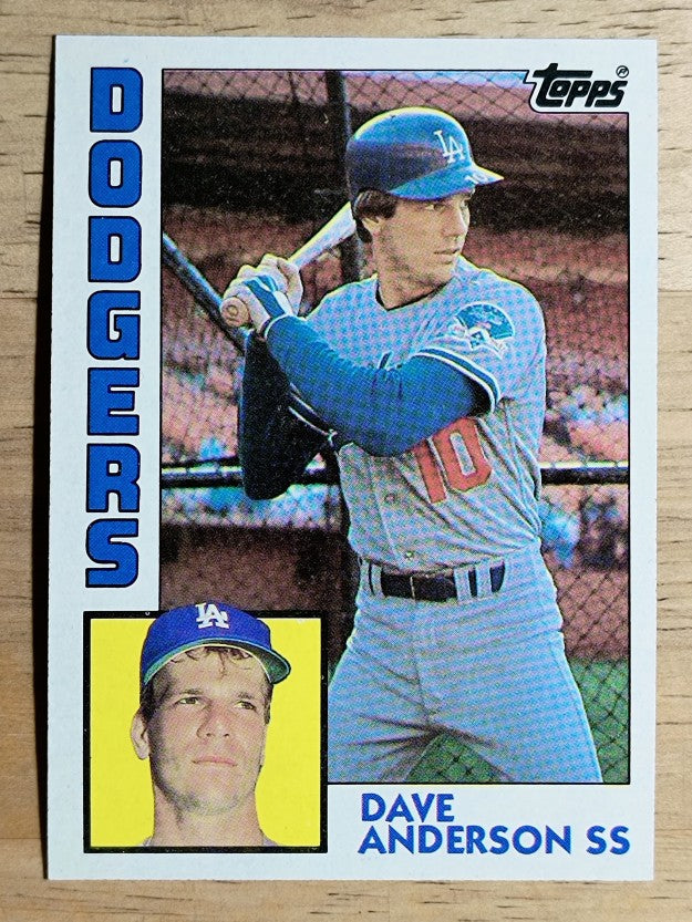 1984 Topps #376 Dave Anderson RC