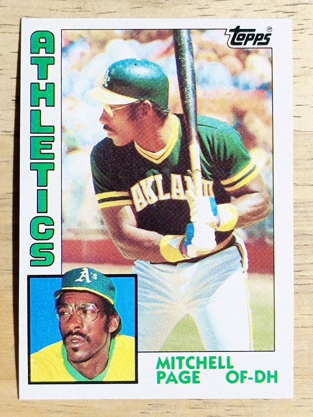 1984 Topps #414 Mitchell Page