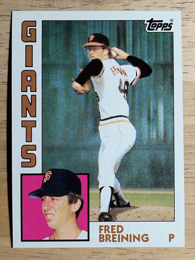 1984 Topps #428 Fred Breining