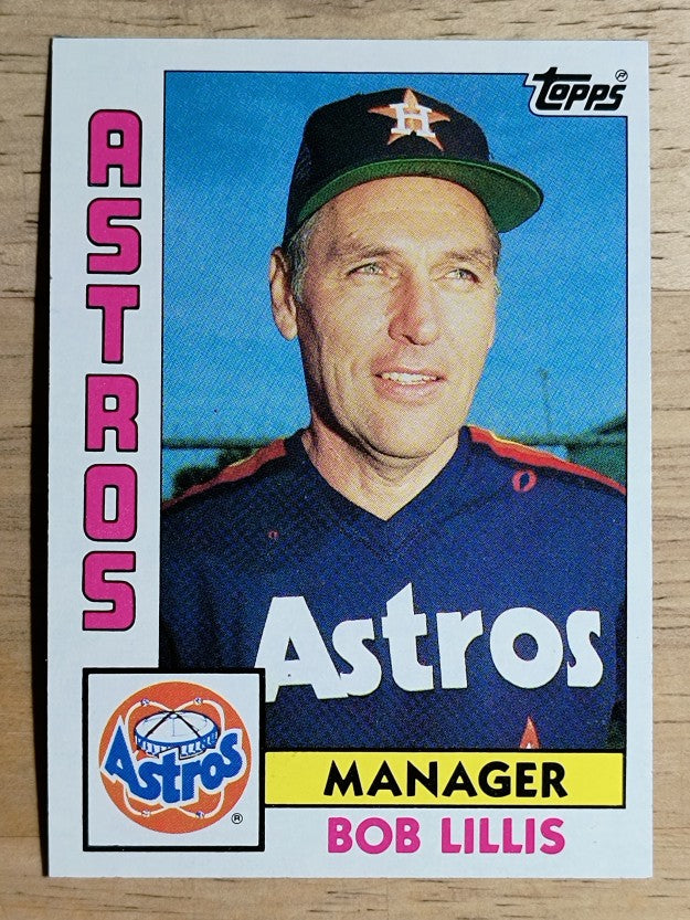 1984 Topps #441 Bob Lillis MG