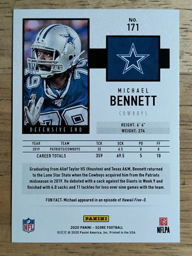 2020 Score #171 Michael Bennett