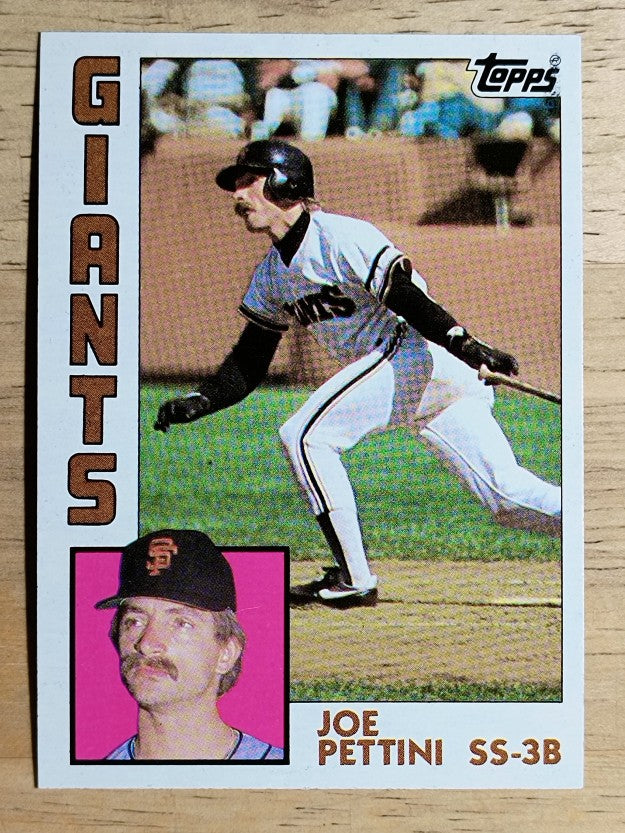 1984 Topps #449 Joe Pettini
