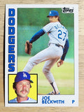 1984 Topps #454 Joe Beckwith