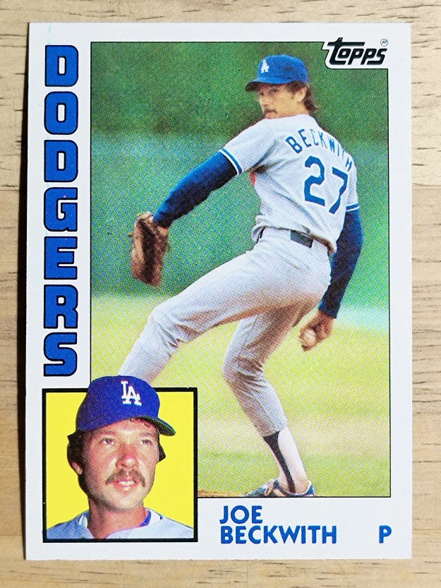1984 Topps #454 Joe Beckwith