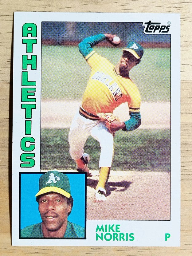 1984 Topps #493 Mike Norris