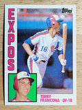1984 Topps #496 Terry Francona