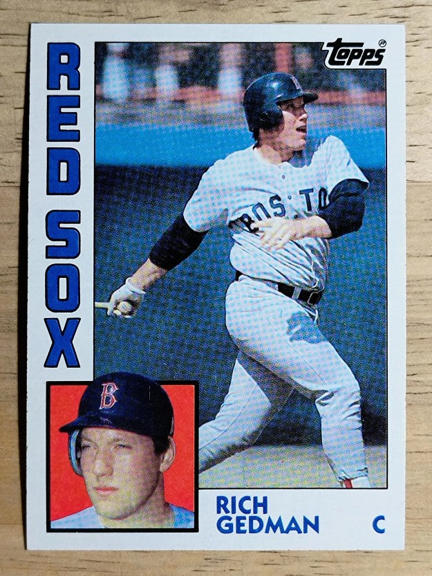 1984 Topps #498 Rich Gedman