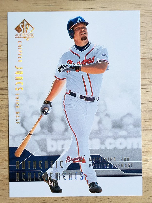 2008 SP Authentic Authentic Achievements #AA35 Chipper Jones