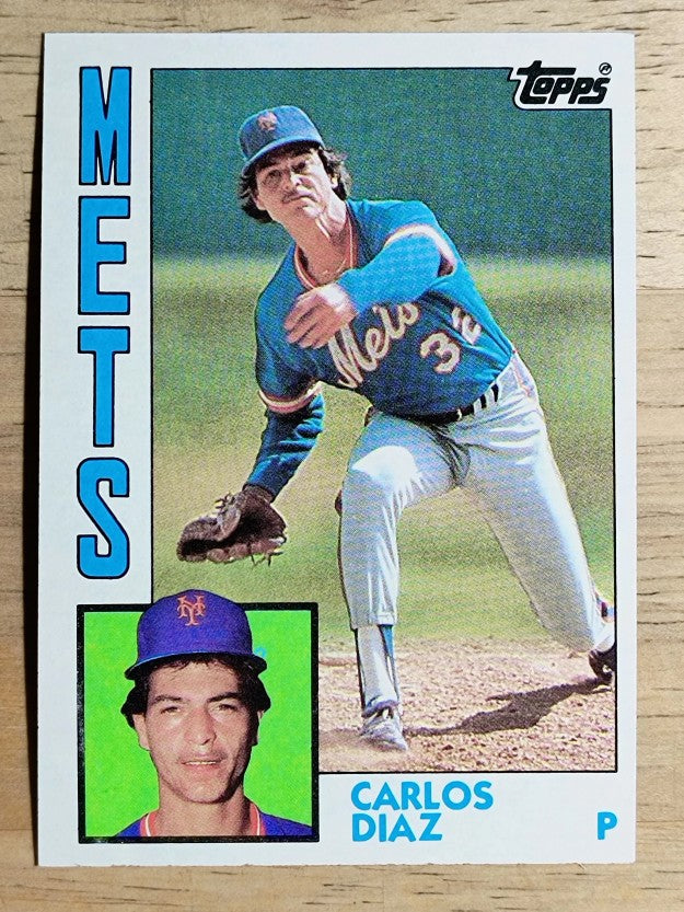 1984 Topps #524 Carlos Diaz