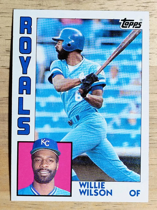 1984 Topps #525 Willie Wilson