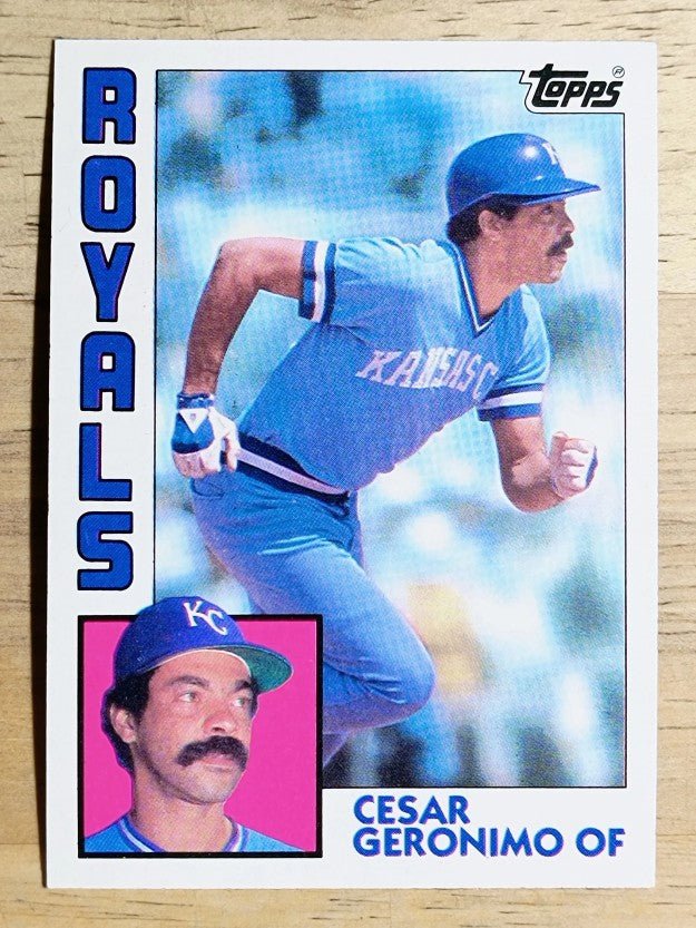 1984 Topps #544 Cesar Geronimo