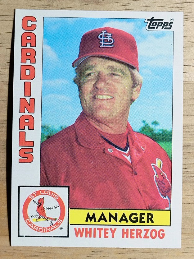1984 Topps #561 Whitey Herzog MG
