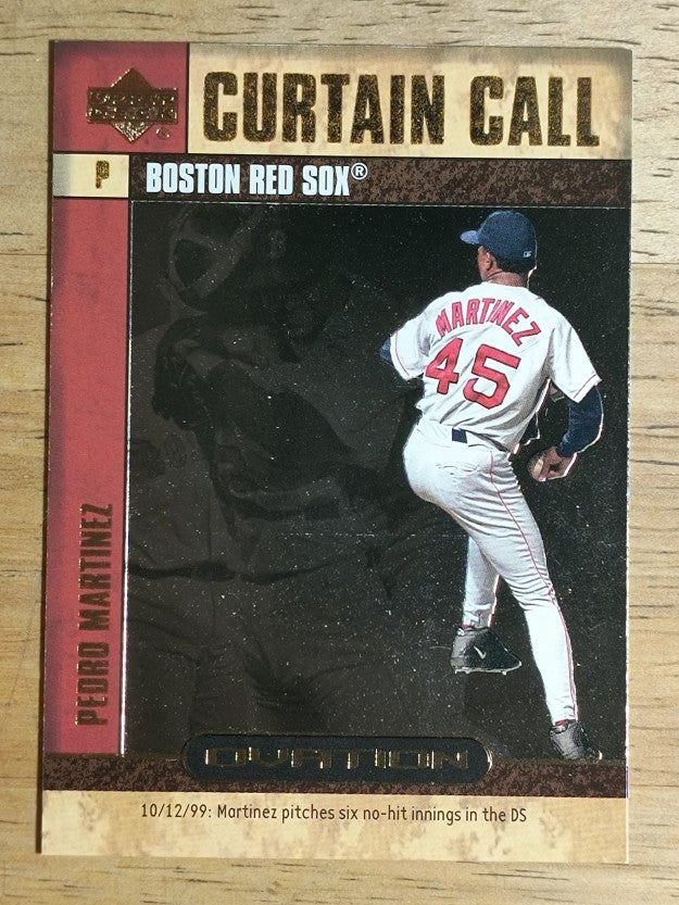 2000 Upper Deck Ovation Curtain Calls #CC12 Pedro Martinez