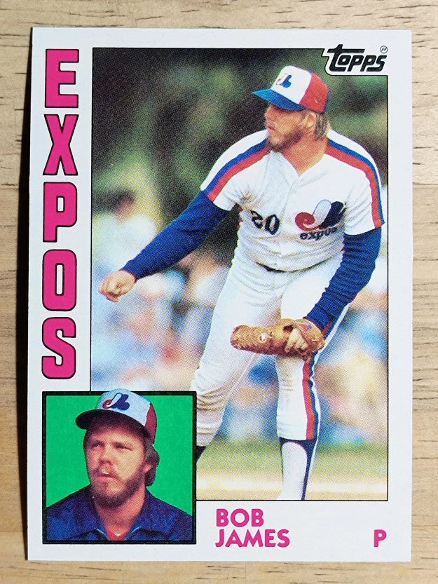 1984 Topps #579 Bob James