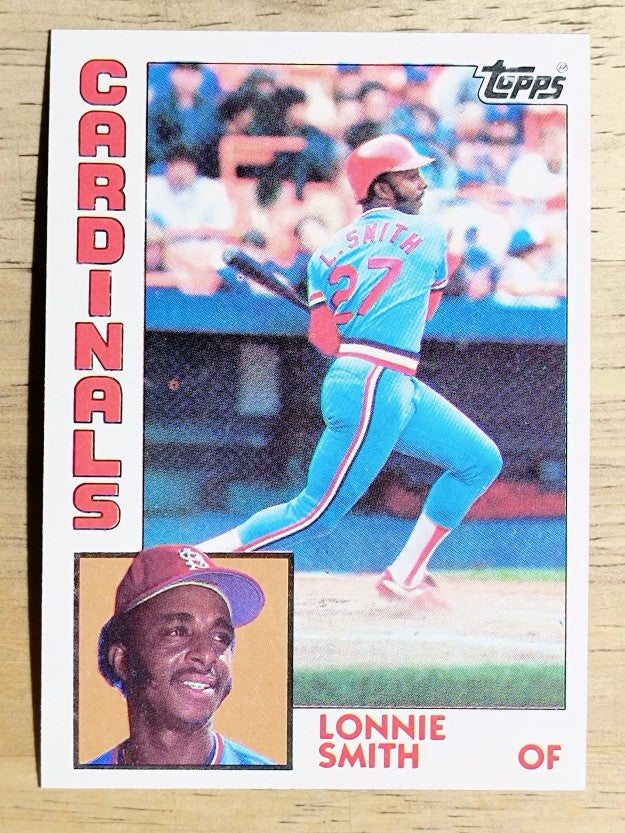 1984 Topps #580 Lonnie Smith
