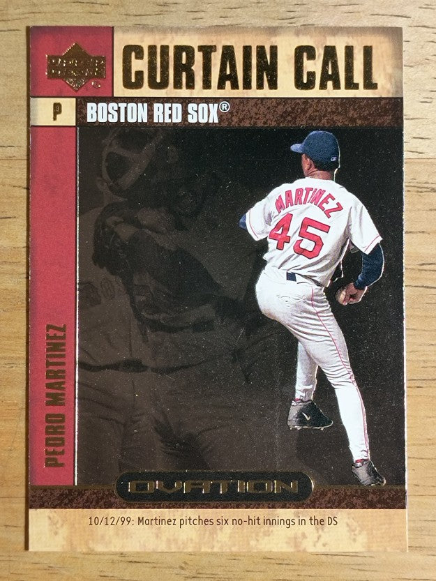 2000 Upper Deck Ovation Curtain Calls #CC12 Pedro Martinez