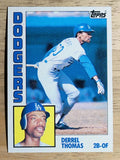 1984 Topps #583 Derrel Thomas