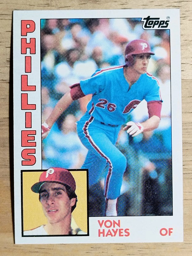 1984 Topps #587 Von Hayes