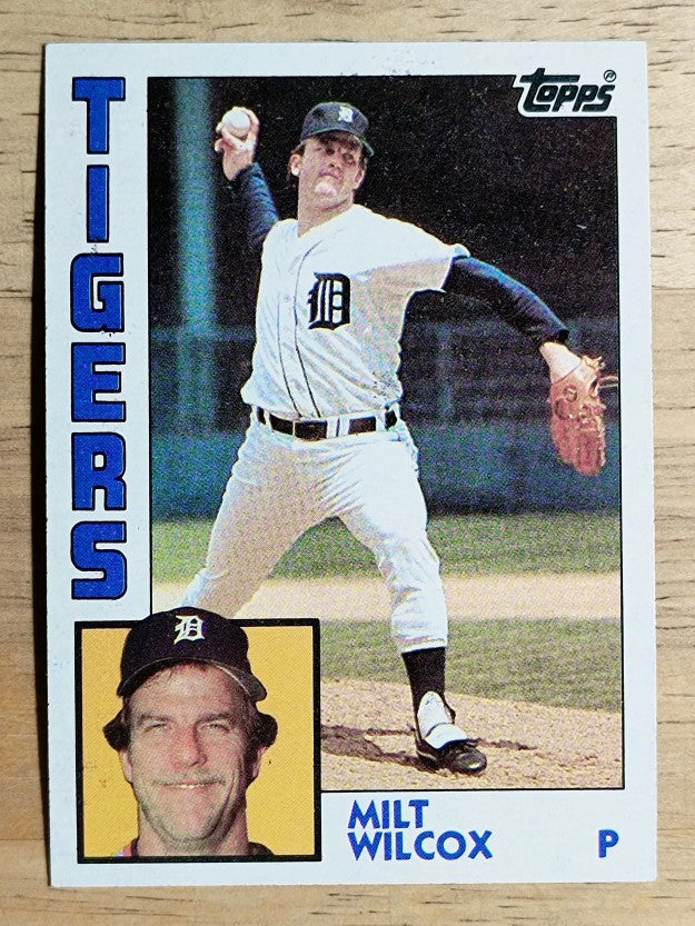 1984 Topps #588 Milt Wilcox