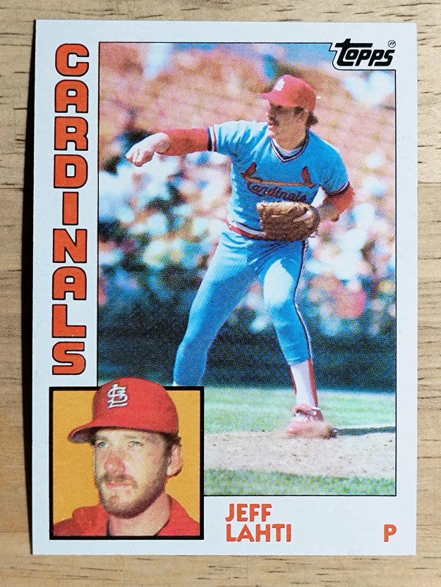 1984 Topps #593 Jeff Lahti