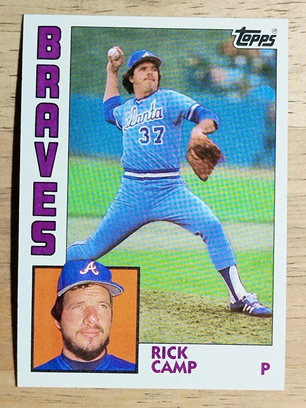 1984 Topps #597 Rick Camp