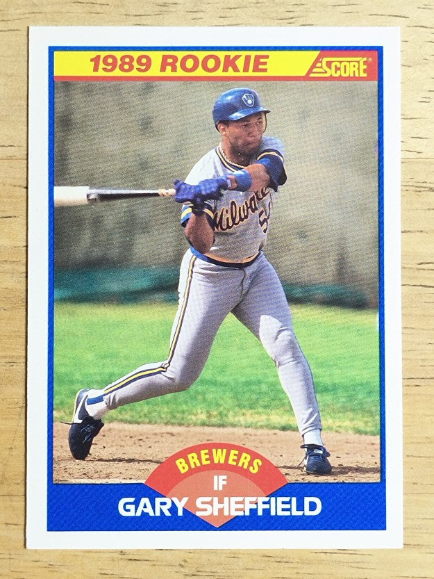 1989 Score #625 Gary Sheffield RC