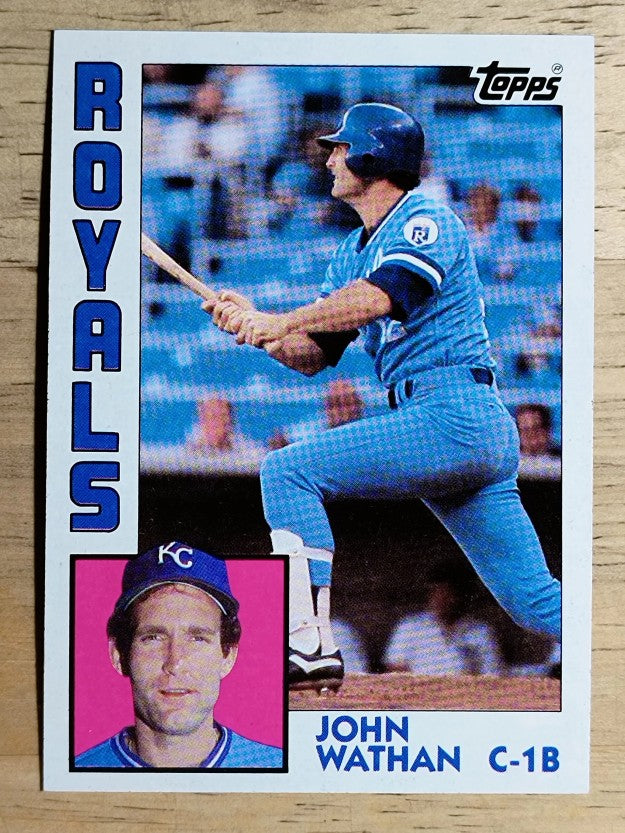 1984 Topps #602 John Wathan