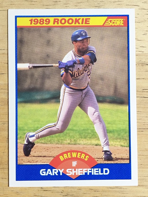 1989 Score #625 Gary Sheffield RC