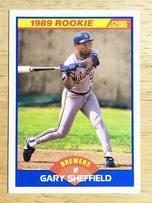 1989 Score #625 Gary Sheffield RC