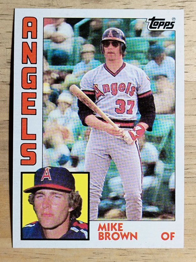 1984 Topps #643 Mike C. Brown