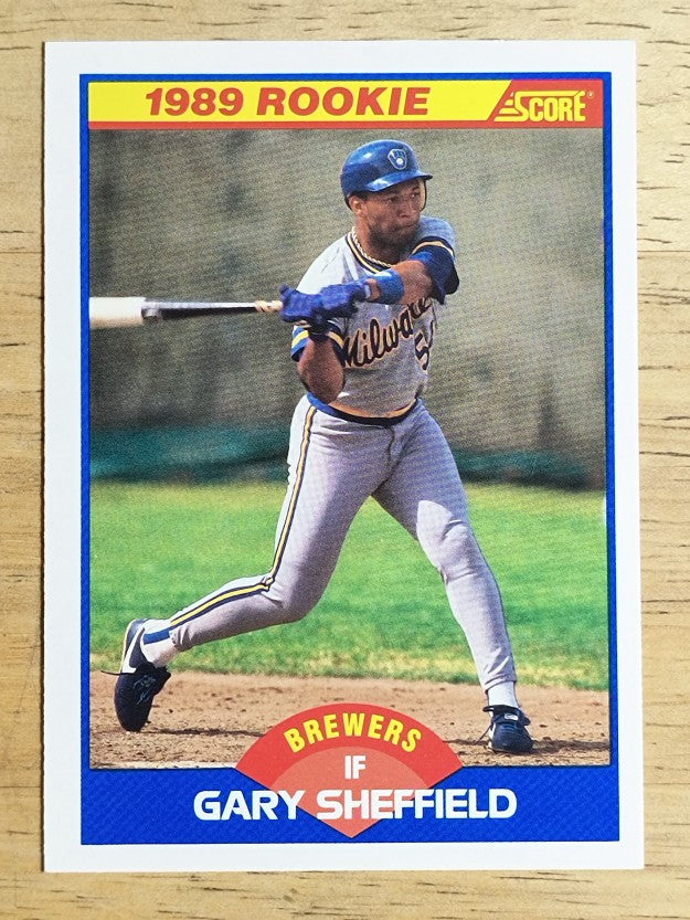 1989 Score #625 Gary Sheffield RC