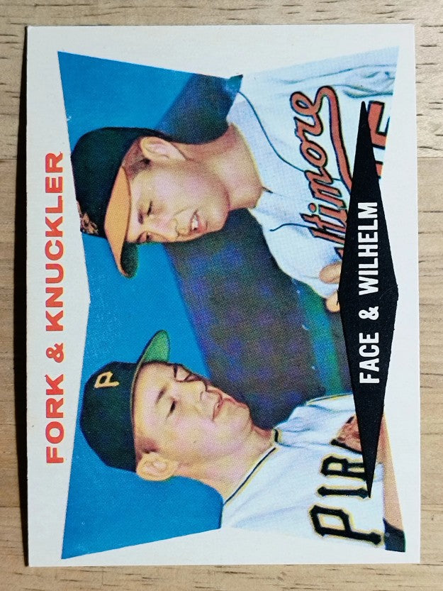 1960 Topps #115 Fork and Knuckler/Roy Face/Hoyt Wilhelm (NM)