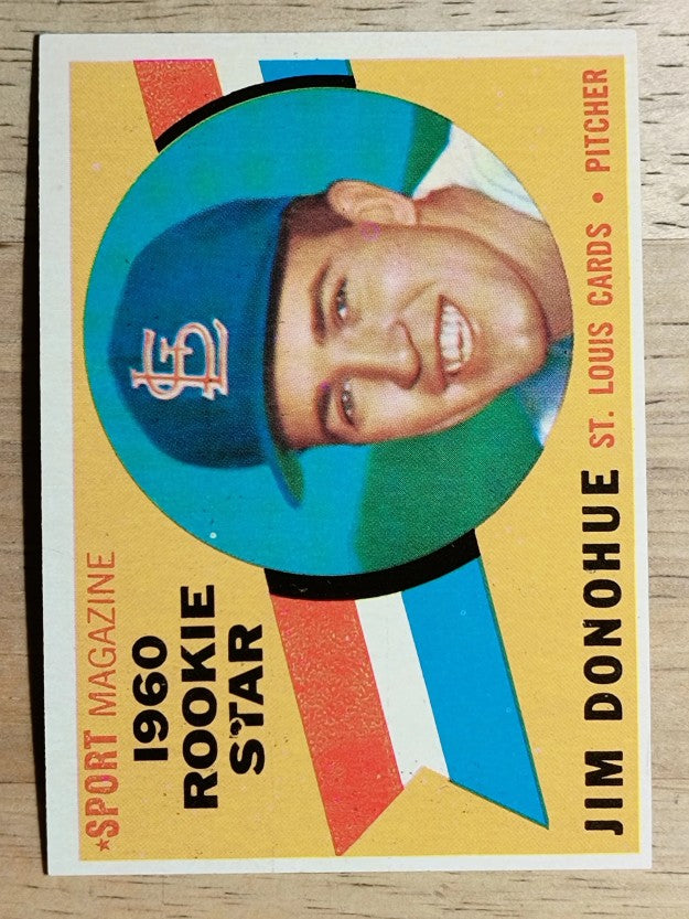 1960 Topps #124 Jim Donohue RS RC (EXMT)
