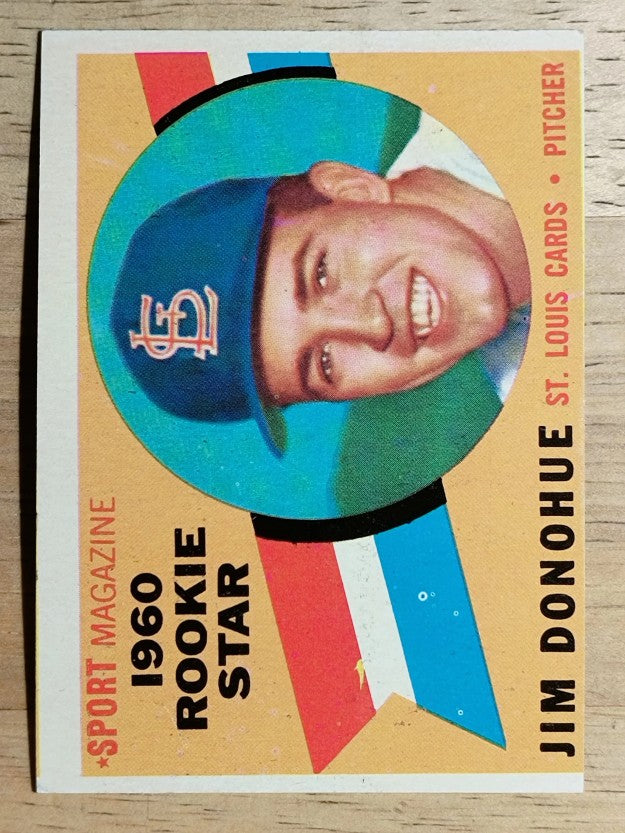1960 Topps #124 Jim Donohue RS RC (VG)