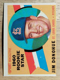 1960 Topps #124 Jim Donohue RS RC (VG)