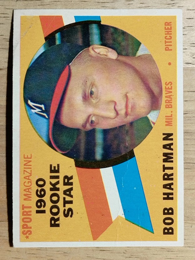 1960 Topps #129 Bob Hartman RS (VG)