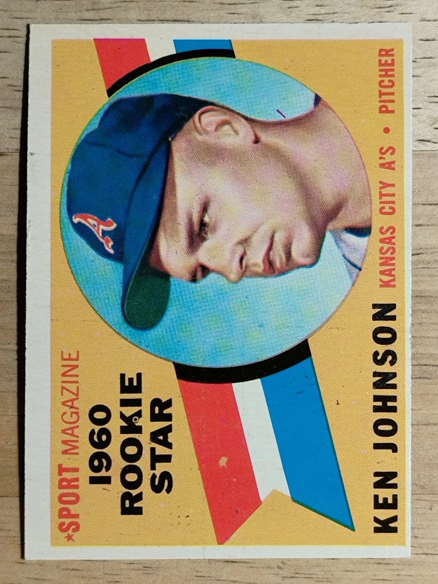 1960 Topps #135 Ken Johnson RS RC (EXMT)
