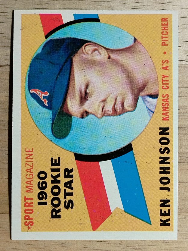 1960 Topps #135 Ken Johnson RS RC (EXMT)