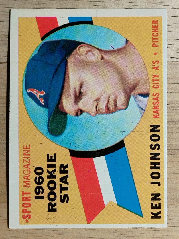 1960 Topps #135 Ken Johnson RS RC (EXMT)