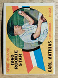 1960 Topps #139 Carl Mathias RS RC (NM)
