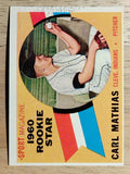 1960 Topps #139 Carl Mathias RS RC (EX)