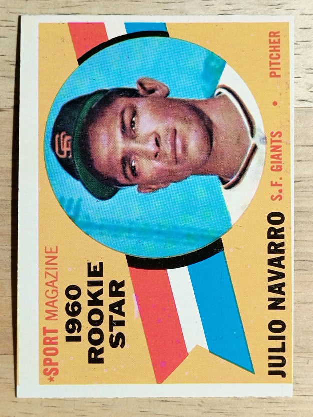 1960 Topps #140 Julio Navarro RS RC (EX)